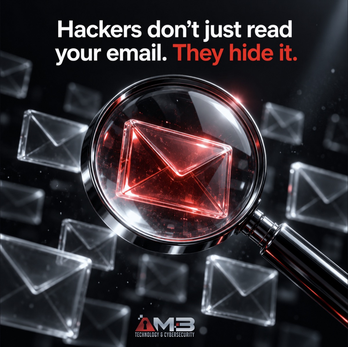 Hackers don’t just read your email. They hide it.